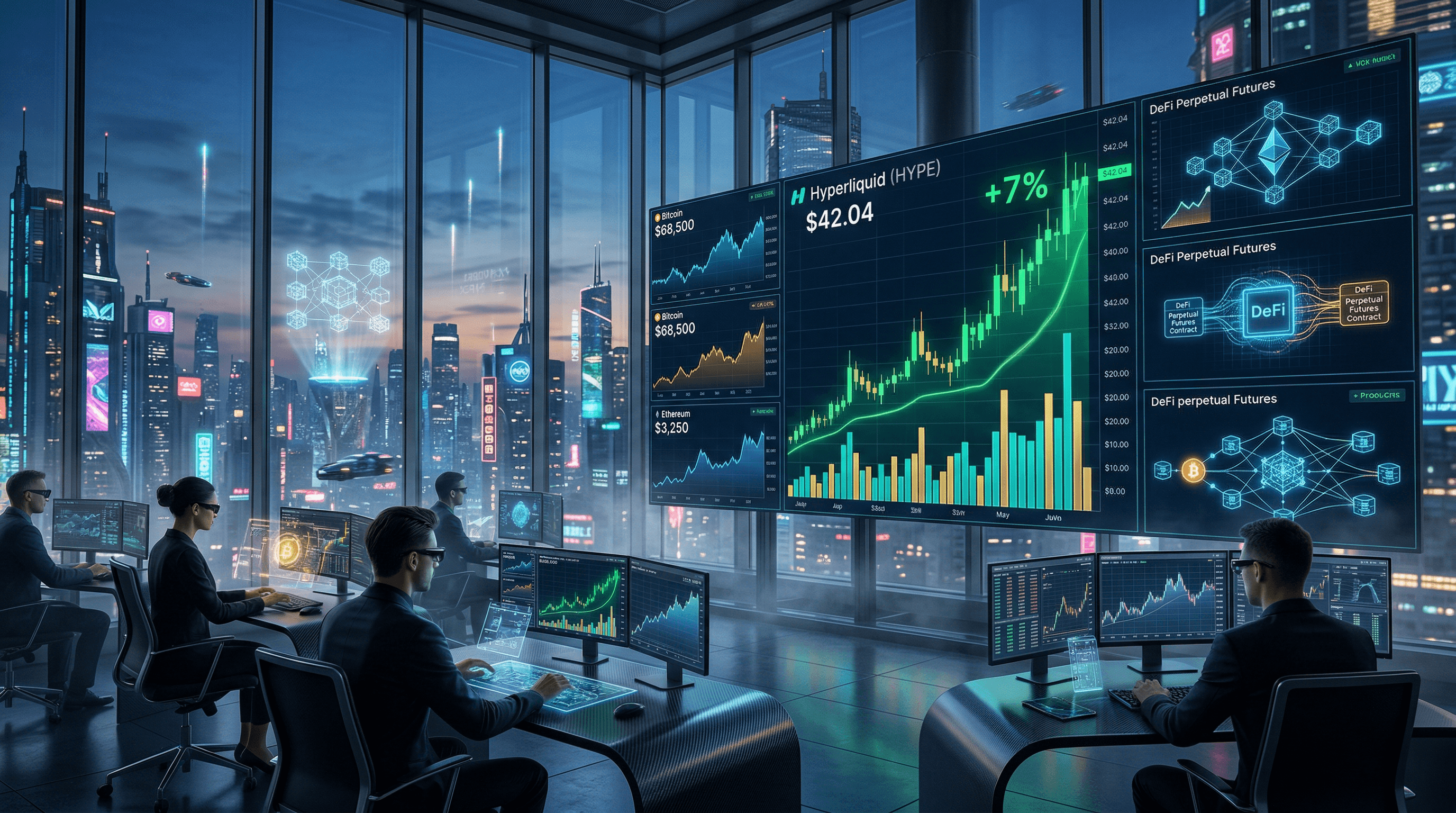 Hyperliquid HYPE Token Surges 7% to $42.04 Amid DeFi Rally