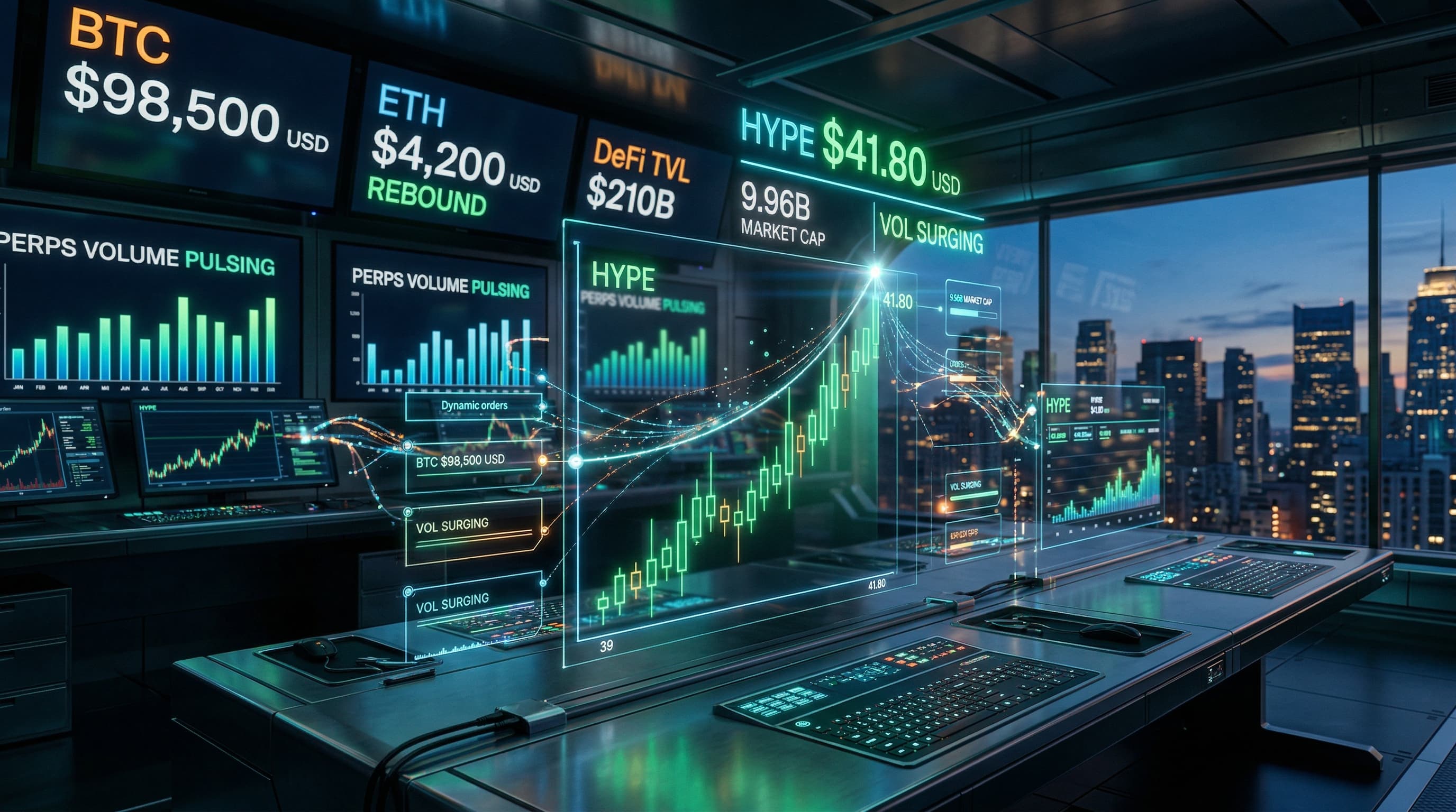 Hyperliquid HYPE Token Surges 7.2% to $41.80