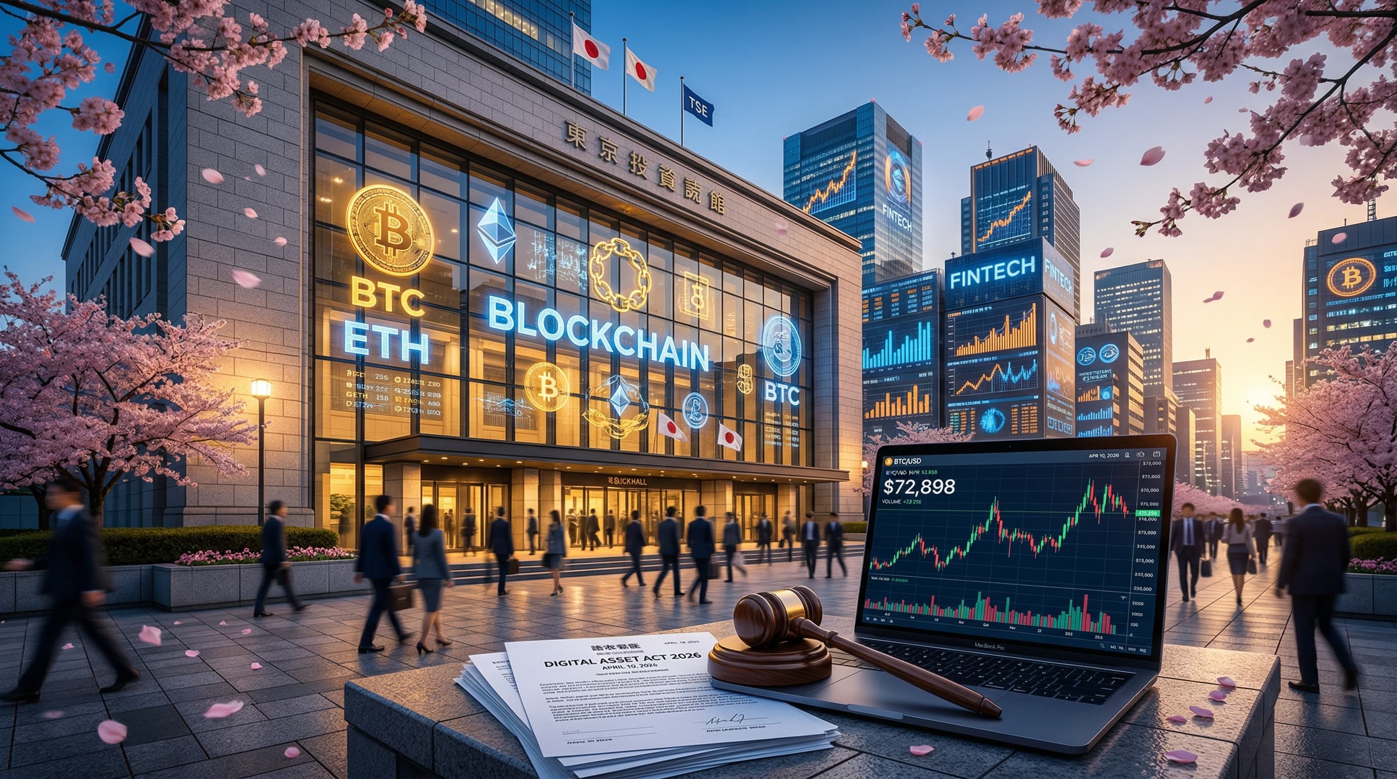 Japan Cryptocurrency Reclassification Enacted April 10