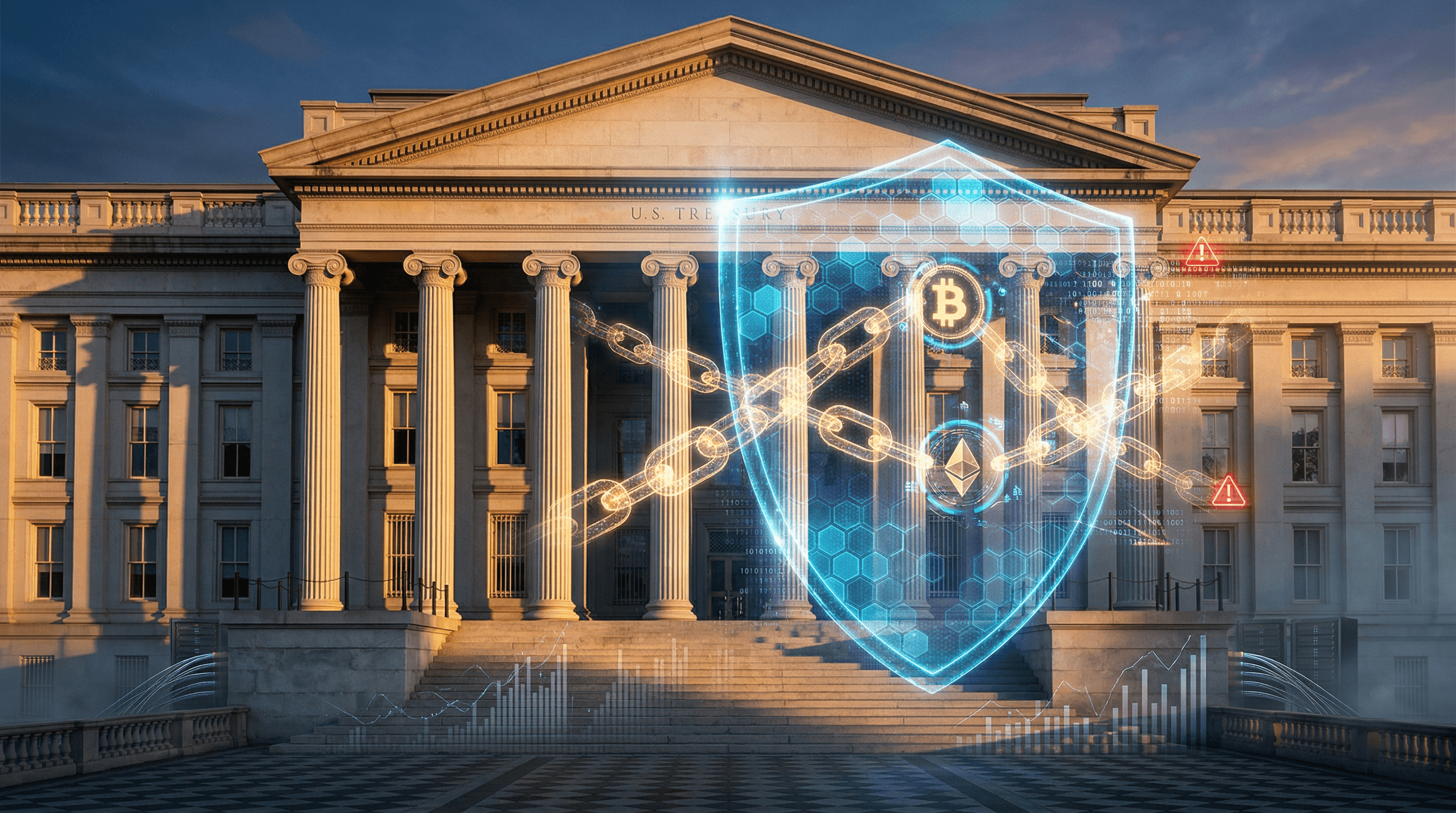 US Treasury Cybersecurity Intel Goes Free to Crypto Firms