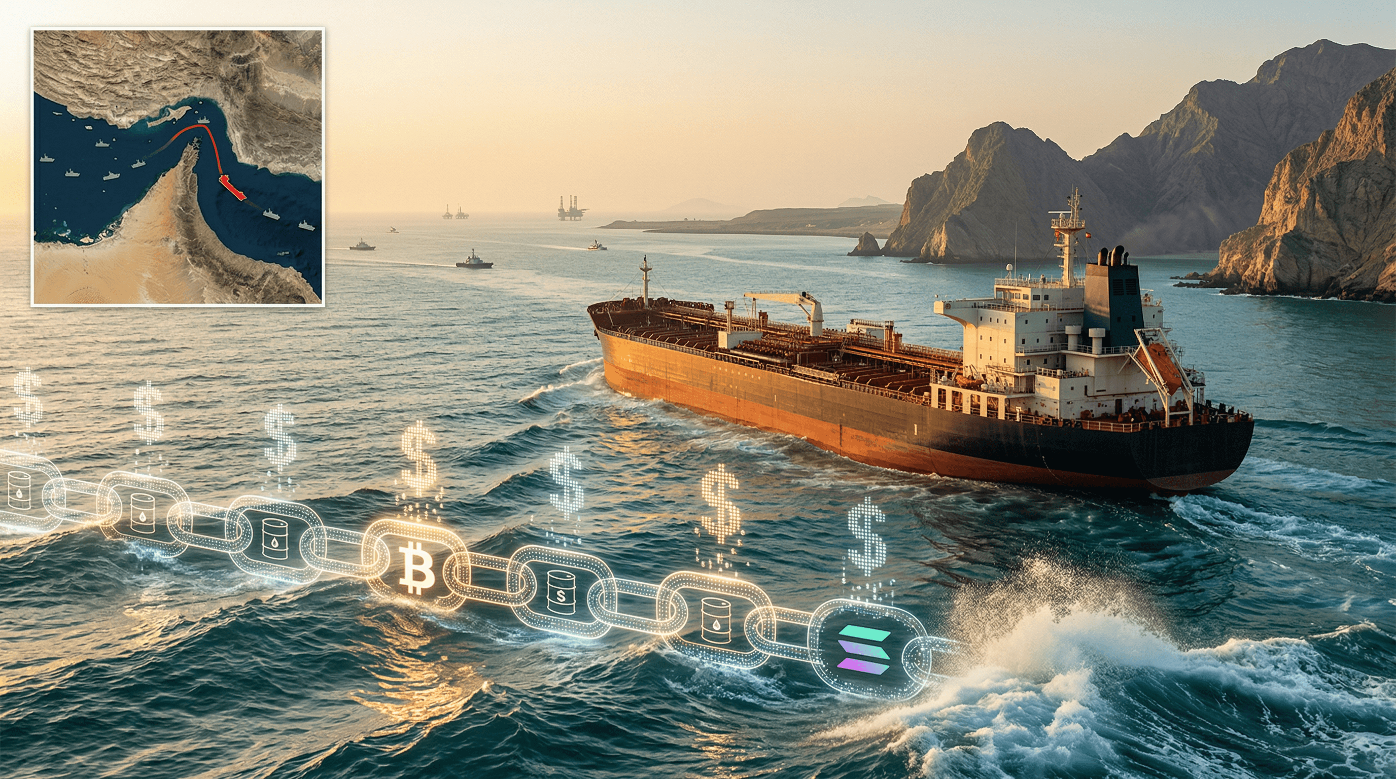 Iran Crypto Toll: $1 Per Barrel for Hormuz Oil