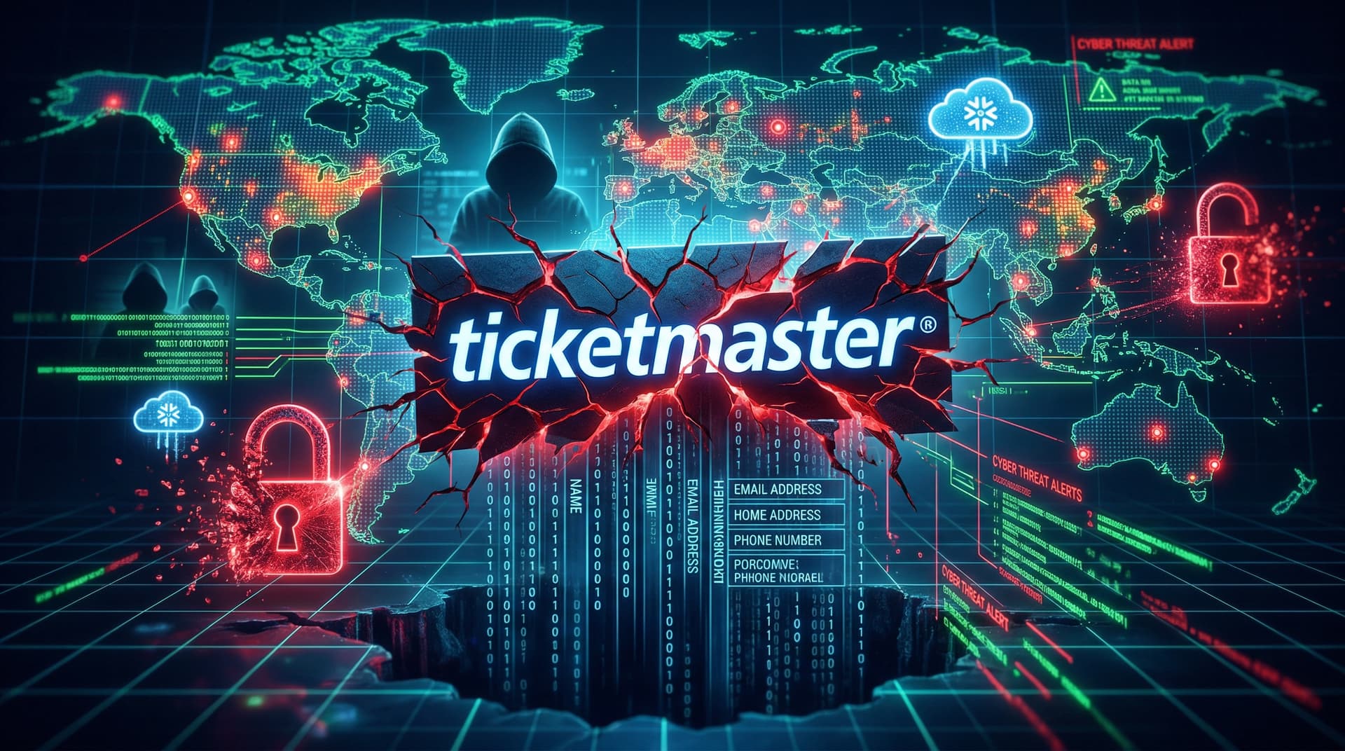 Ticketmaster Breach: 560M Users' Data Stolen in Snowflake Hack