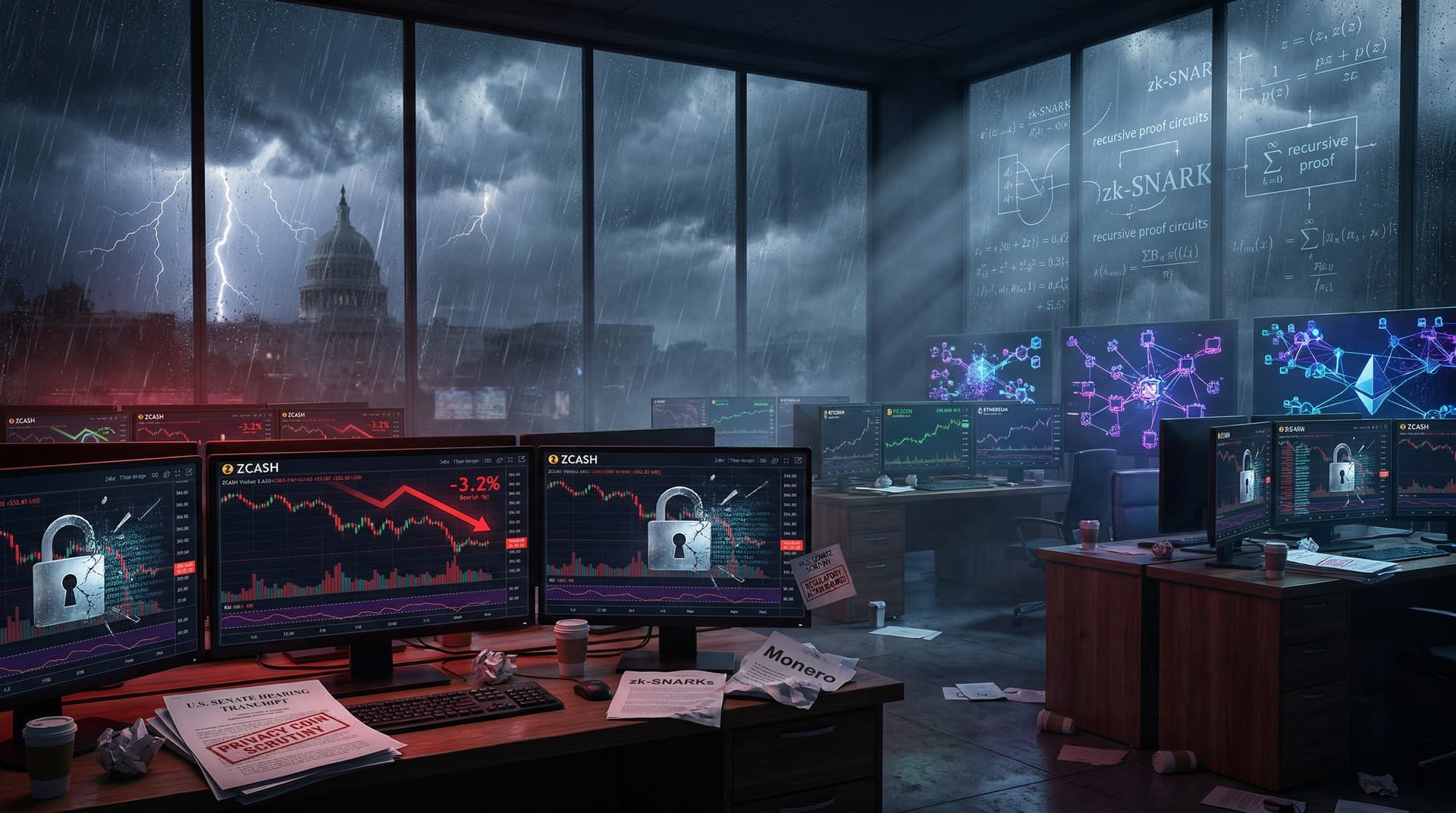 Zcash Price Drop: 3.2% Fall to $352.83 Fuels U.S. Privacy Coin Regulation Fears