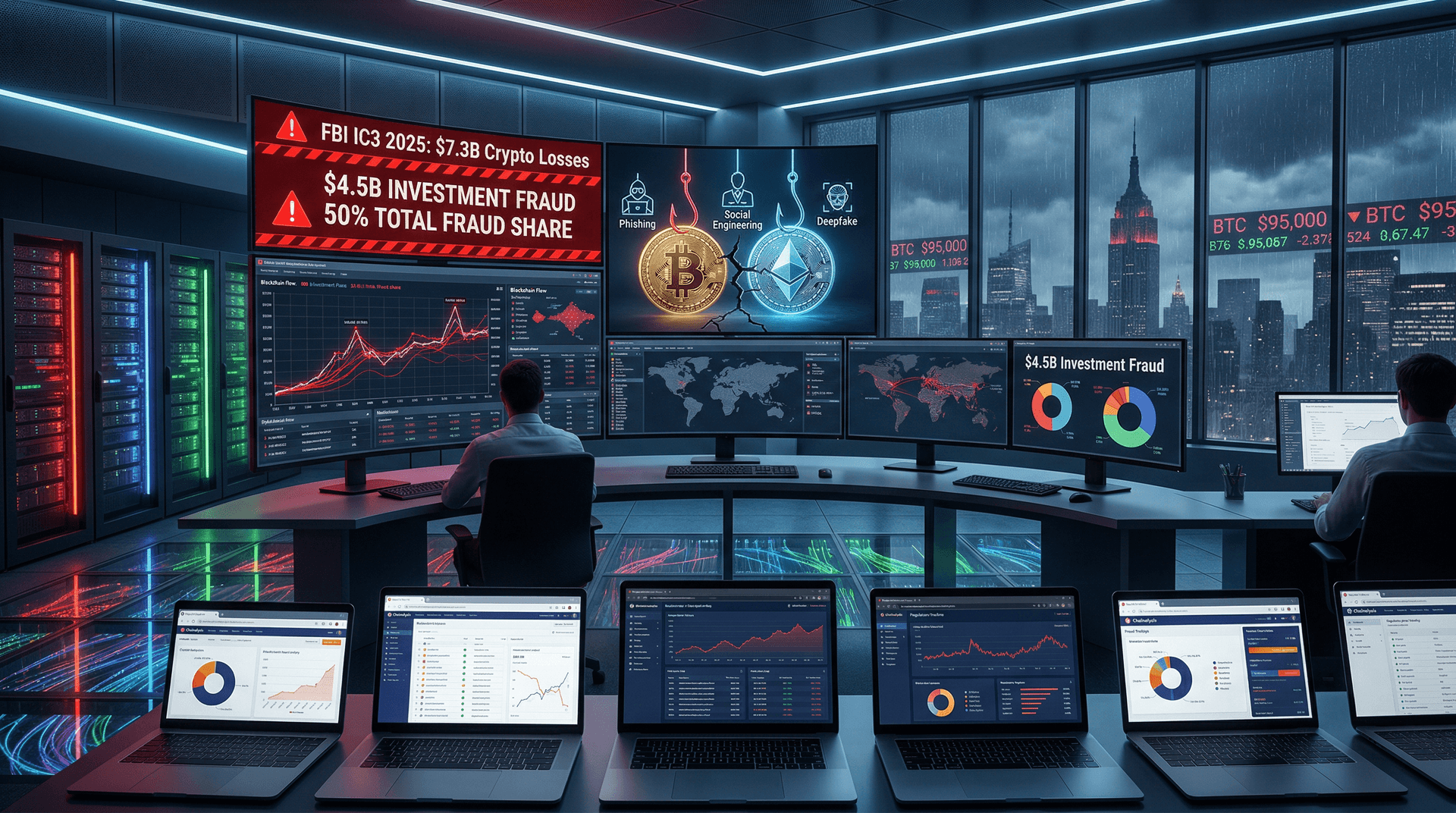 FBI IC3 Crypto Scams Caused $7.3B Losses in 2025, 50% of All U.S. Fraud Reported