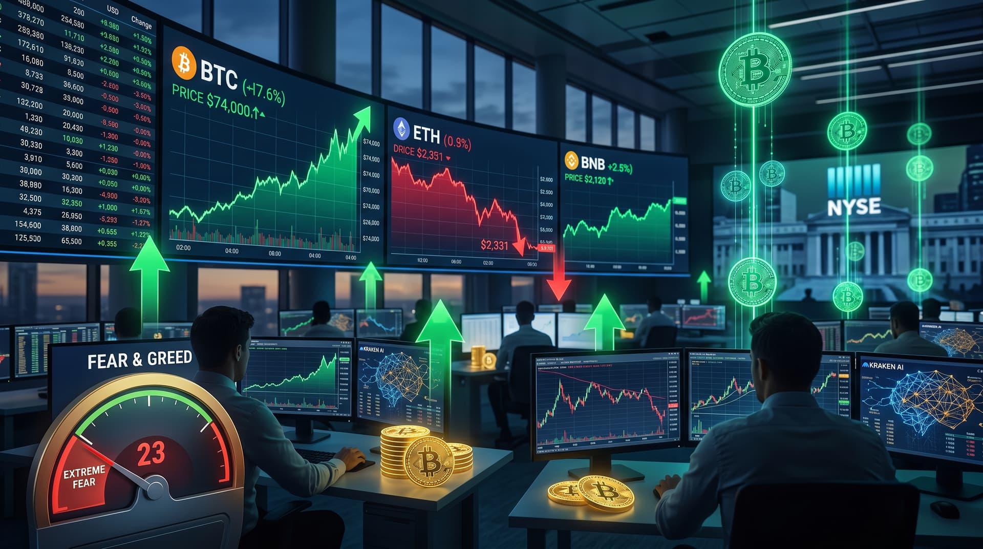 Kraken IPO Revival Launches as Bitcoin Hits $74,380 Peak