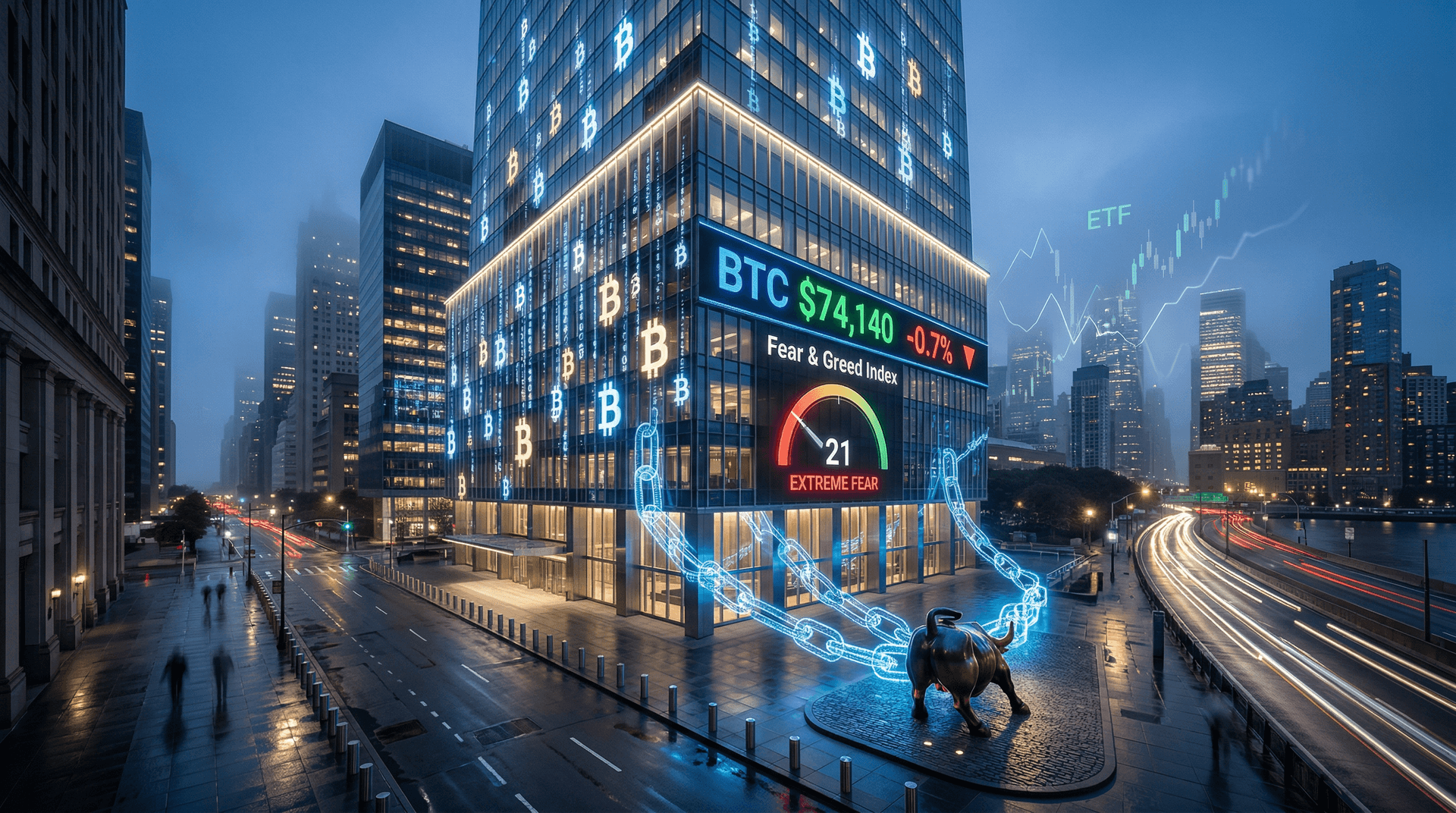 Goldman Sachs Bitcoin ETF Filed as BTC Drops to $74K