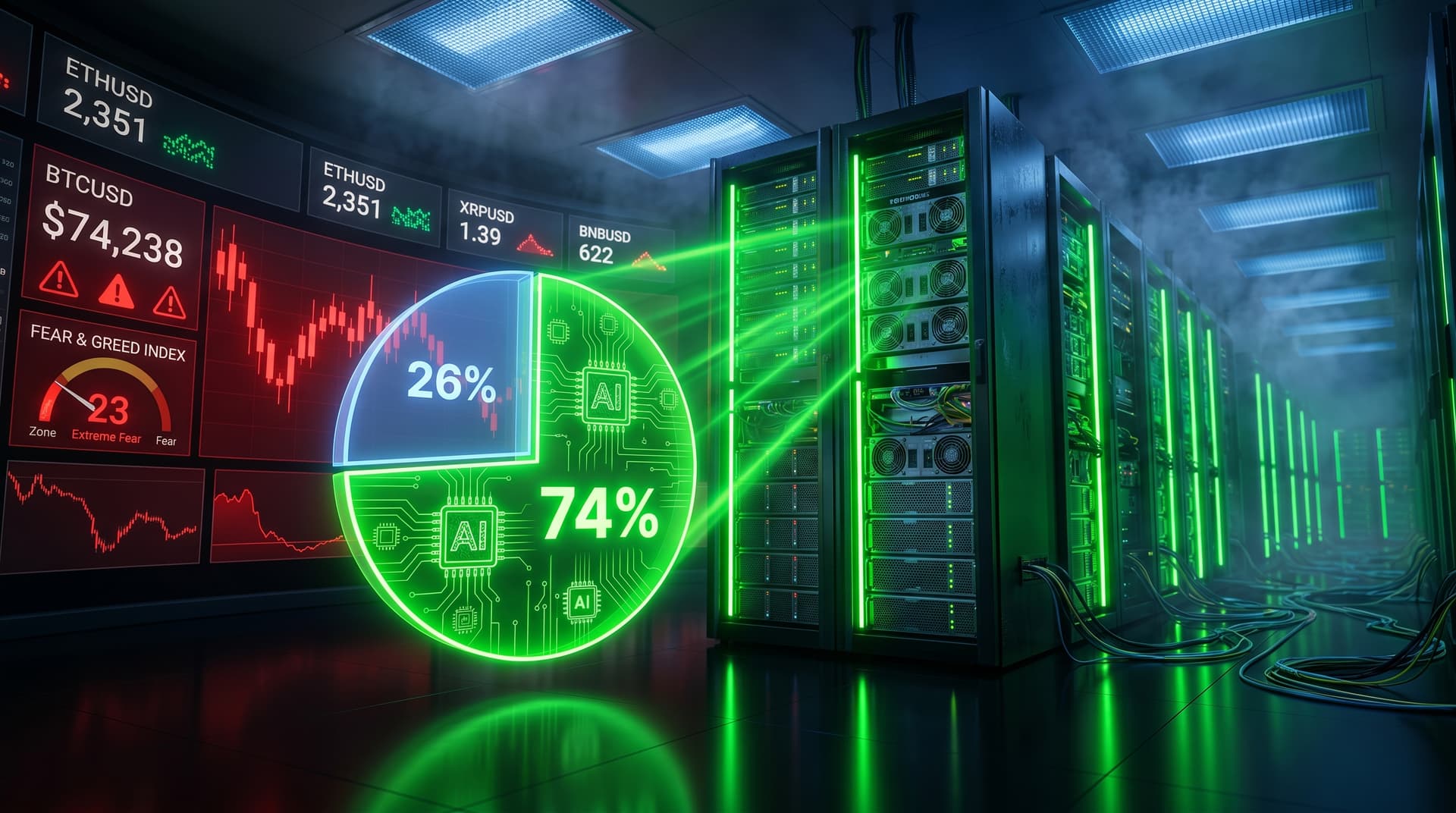 Nvidia AI Portfolio Allocates 74% to Two Top AI Stocks Amid Fear at 23